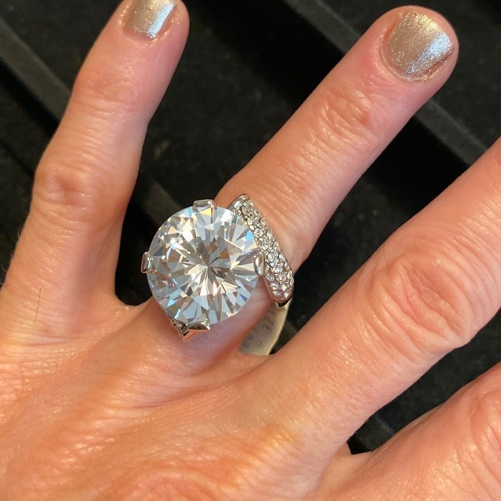 18k Gold Plated Cubic Zirconia Ring